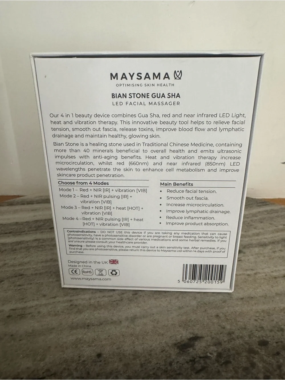Maysama Bian Stone Gua Sha LED Facial Massager